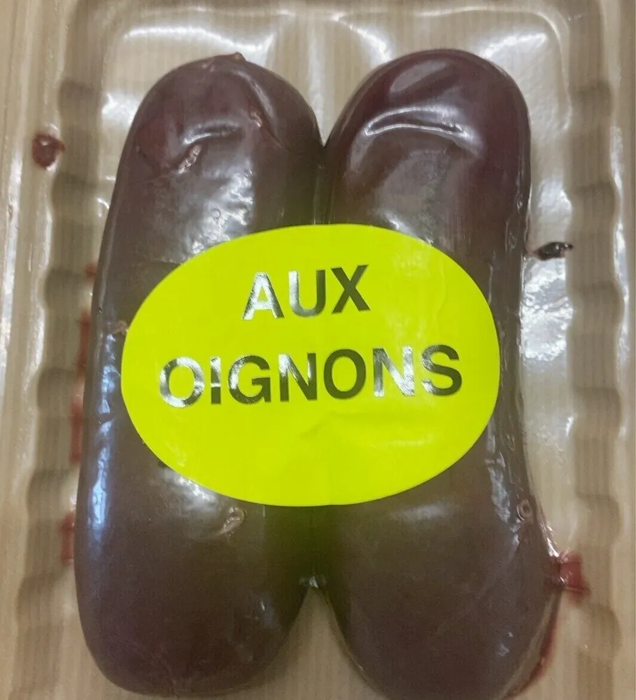 Boudins aux oignons