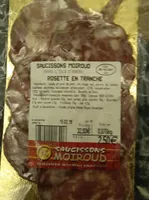 Saucisson rosette en tranche