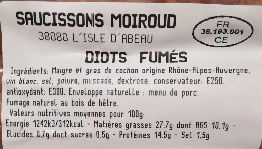Diots fumés