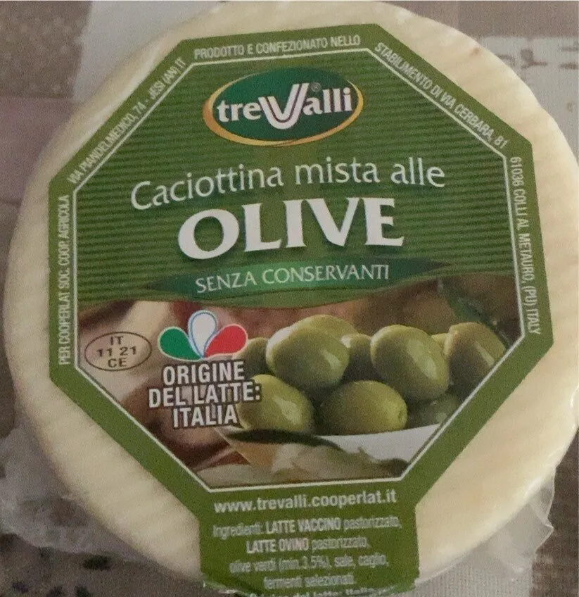 Caciottina mista alle olive