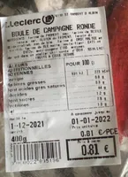 Pain campagne