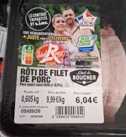 Roti de filet de porc