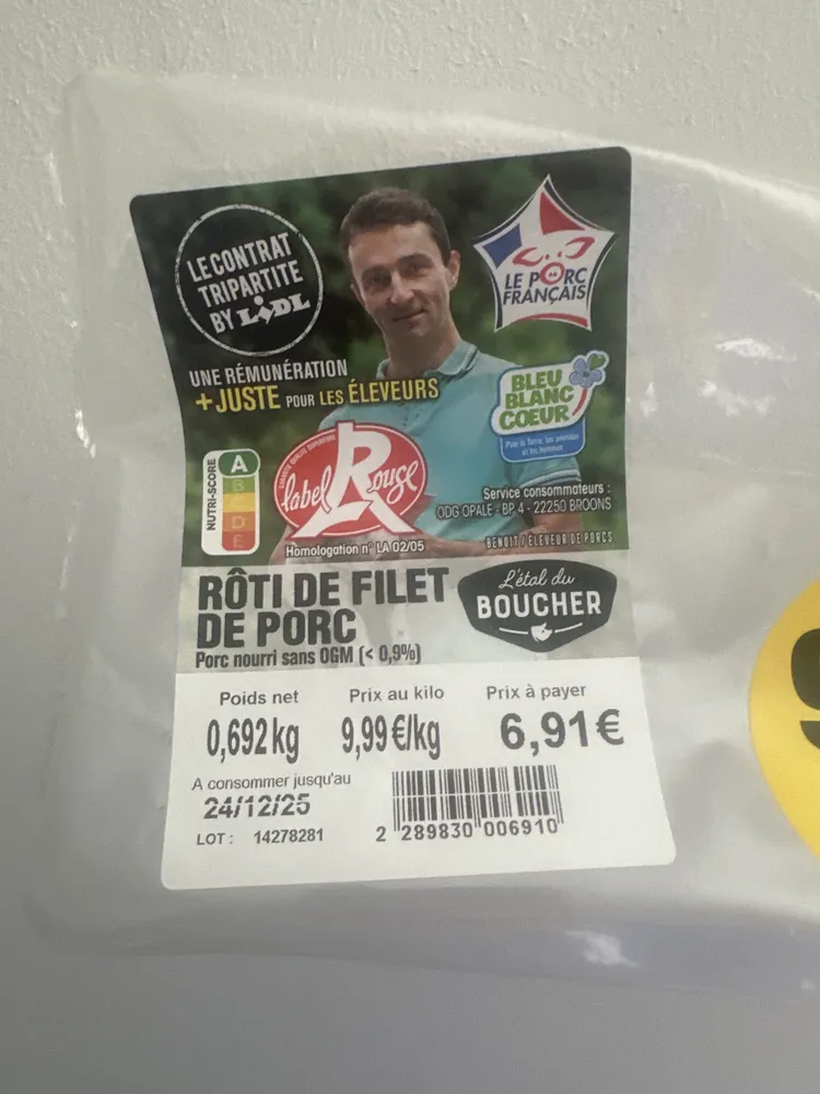 Rôti de filet de porc