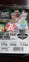 Roti de filet de porc