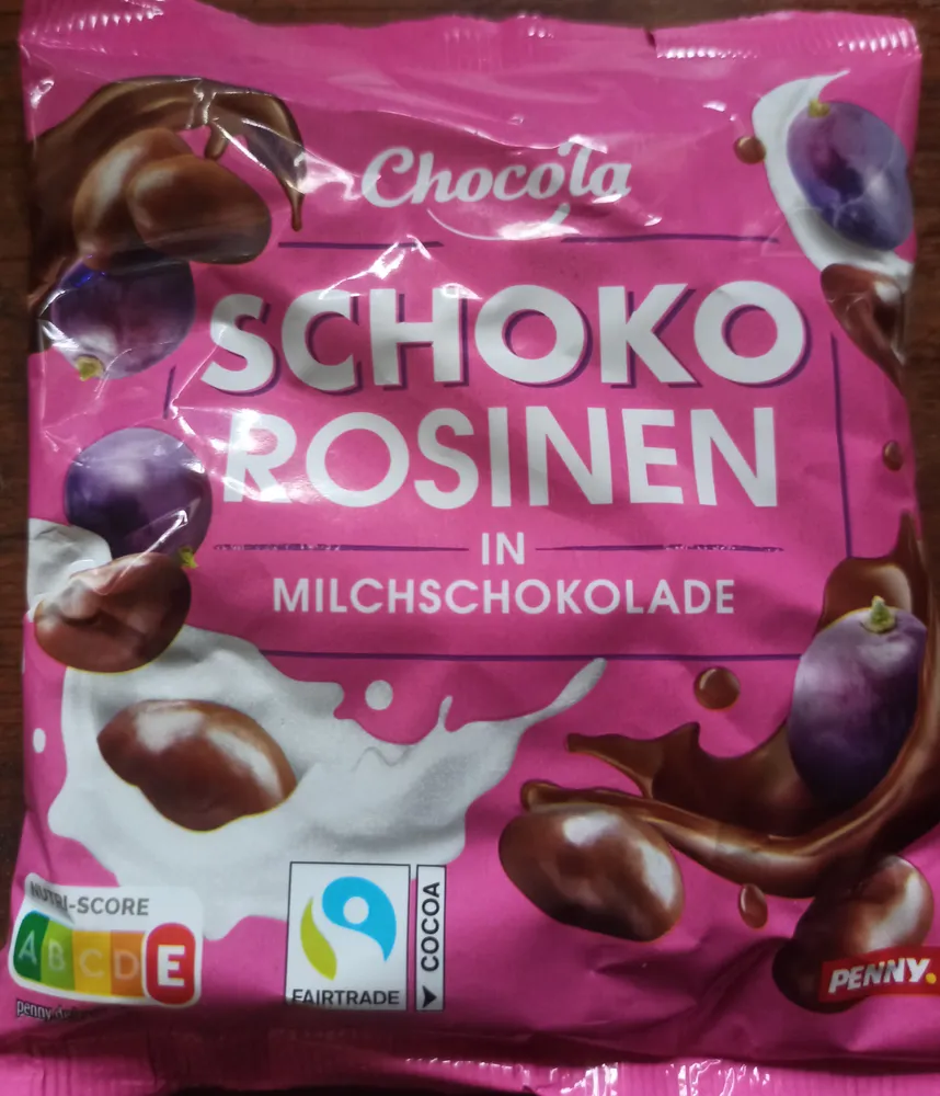 SCHOKO ROSINEN IN MILCHSCHOKOLADE