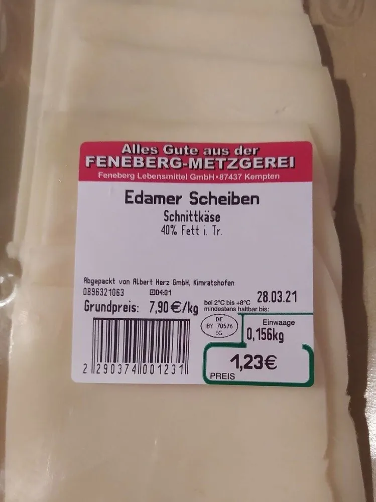 Edamer Scheiben