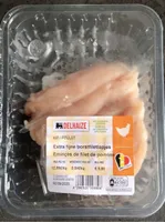 Eminçés de filet de poitrine de poulet