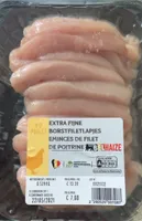 Poitrine de poulet eminces