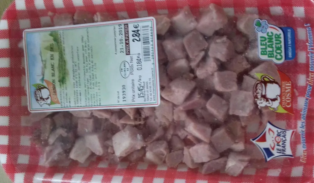 JAMBON BLANC EN DES