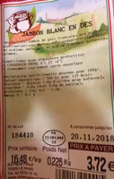 Jambon blanc en dés