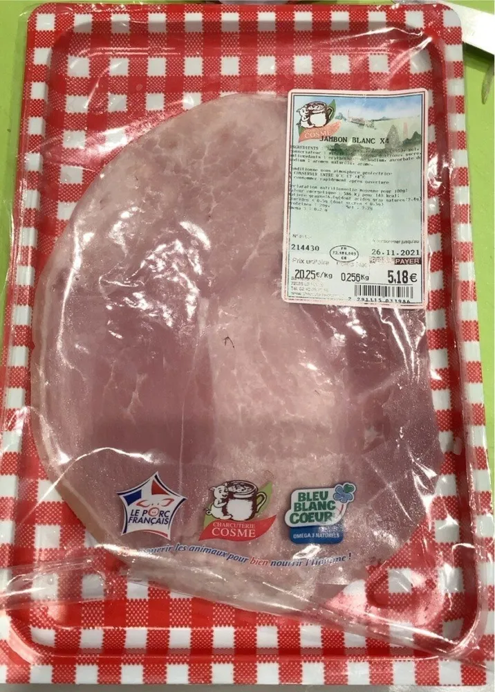 Jambon blanc x 4