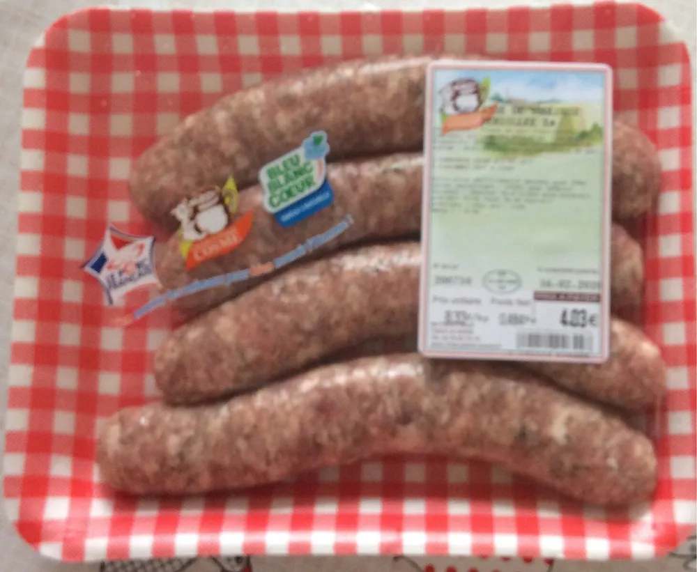Saucisses de Toulouse persillees