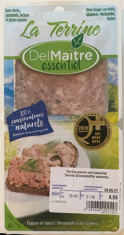 Terrine au poivre vert Essentiel