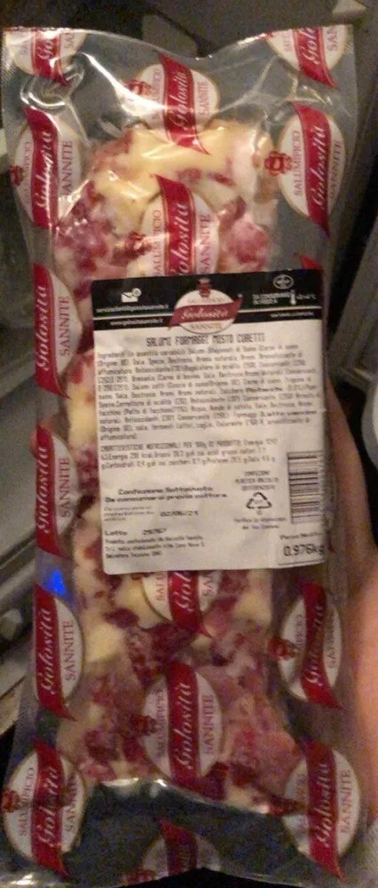 Salumi formaggi misto cubetti
