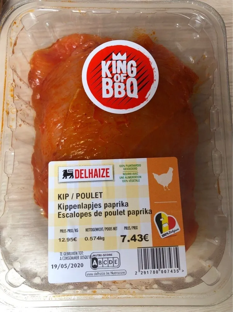 Escalopes de poulet paprika