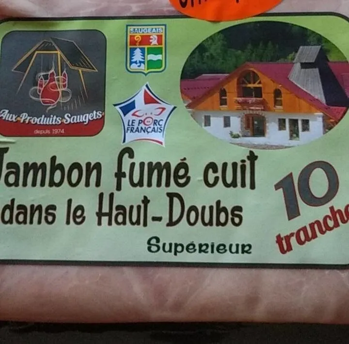 Jambon fumé cuit dans le Haut Doubs