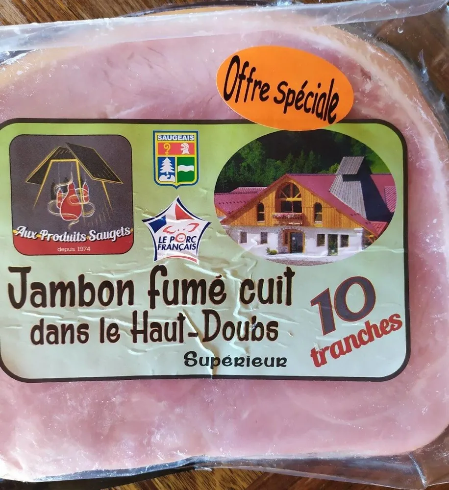 Jambon fumé cuit dans le Haut-Doubs