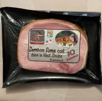 Jambon superieur fume cuit dans le Haut Doubs