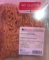 Viande poulet epicee