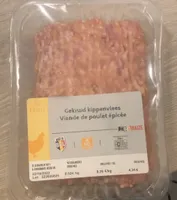 Viande de poulet épicée