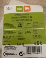 Filet de cuisse de poulet bio