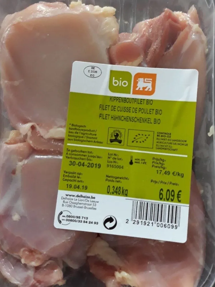 Filet de cuisse de poulet Bio