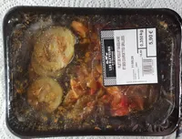 Filet de poulet basquaise et ses courgettes grillées