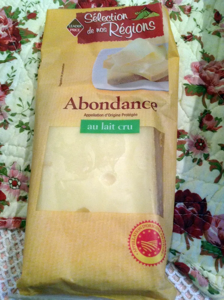 Abondance au lait cru