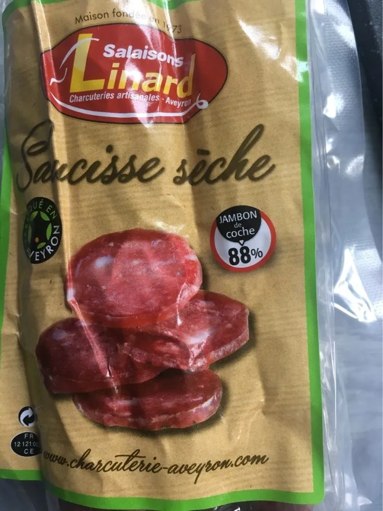 Saucisse seche (88% Viande)