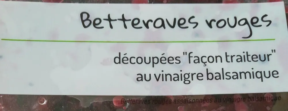 Betteraves rouges