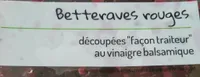 Betteraves rouges