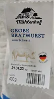 Grobe Bratwurst