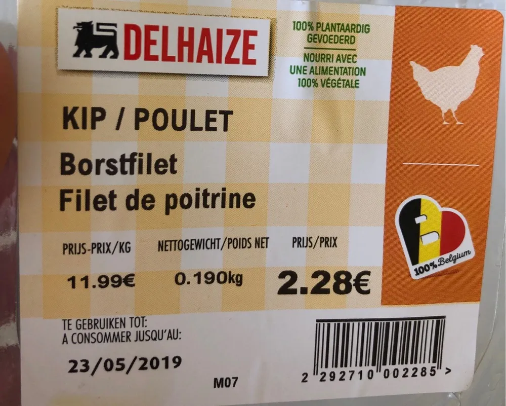 Filet de poitrine de poulet