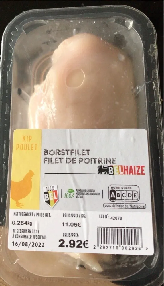 Filet de poitrine de poulet