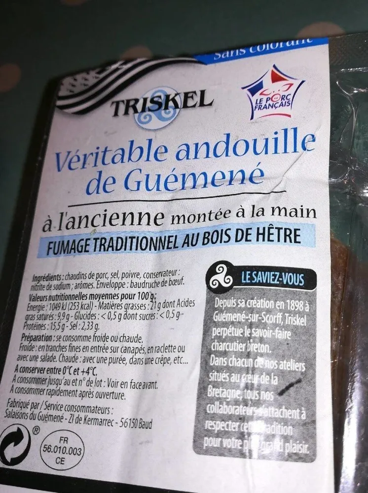 Véritable andouille de Guémené
