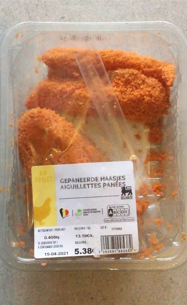 Aiguillettes panées
