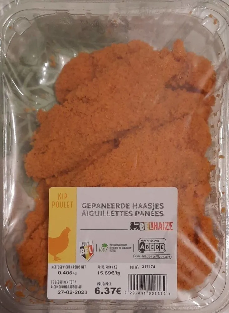Aiguillettes panées