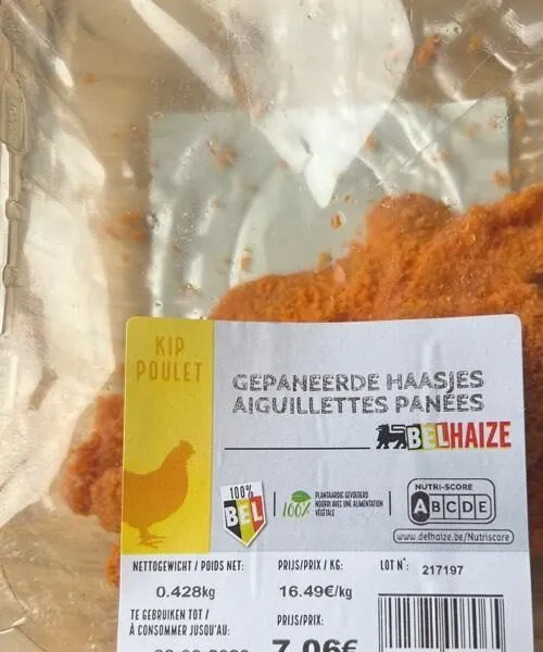 Aiguillettes panées