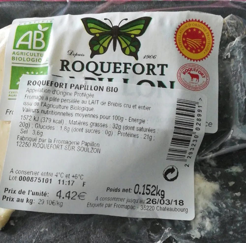Roquefort papillon