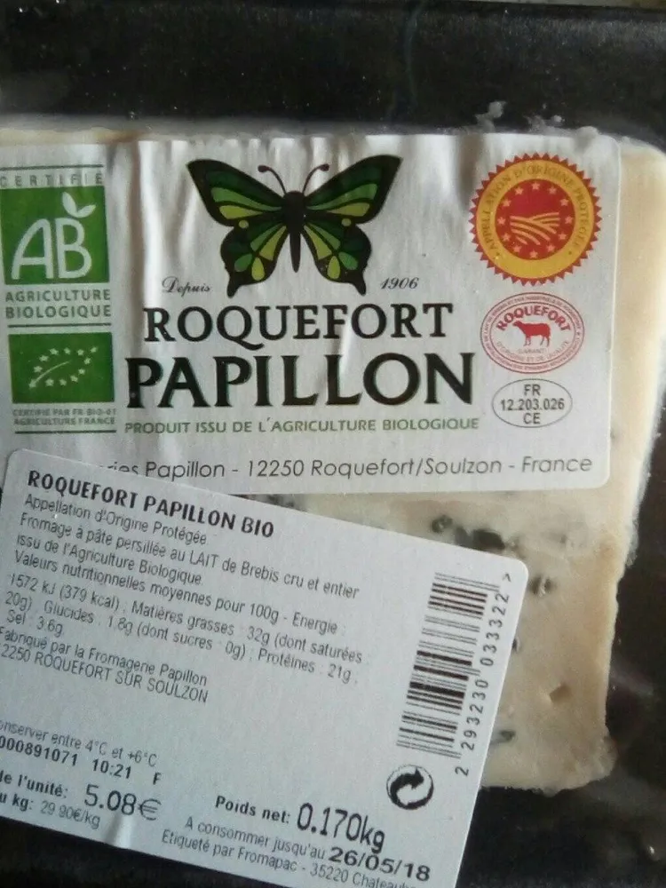 Roquefort papillon