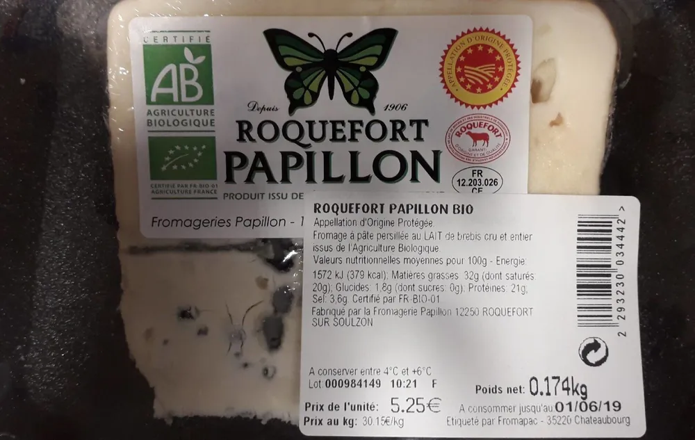 Roquefort papillon