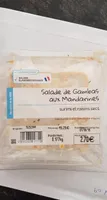 Salade de gambas aux mandarines  surimi et raisins secs