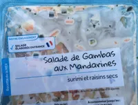 Salade de gambas aux mandarines