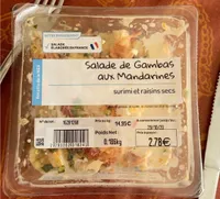 Salade de gambas aux mandarines
