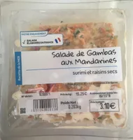 Salade de gambas aux mandarines