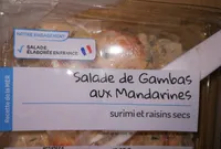 Salade de gambas aux mandarines