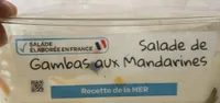 Salade de gambas aux mandarines