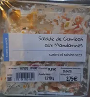 Salade Gambas aux mandarines