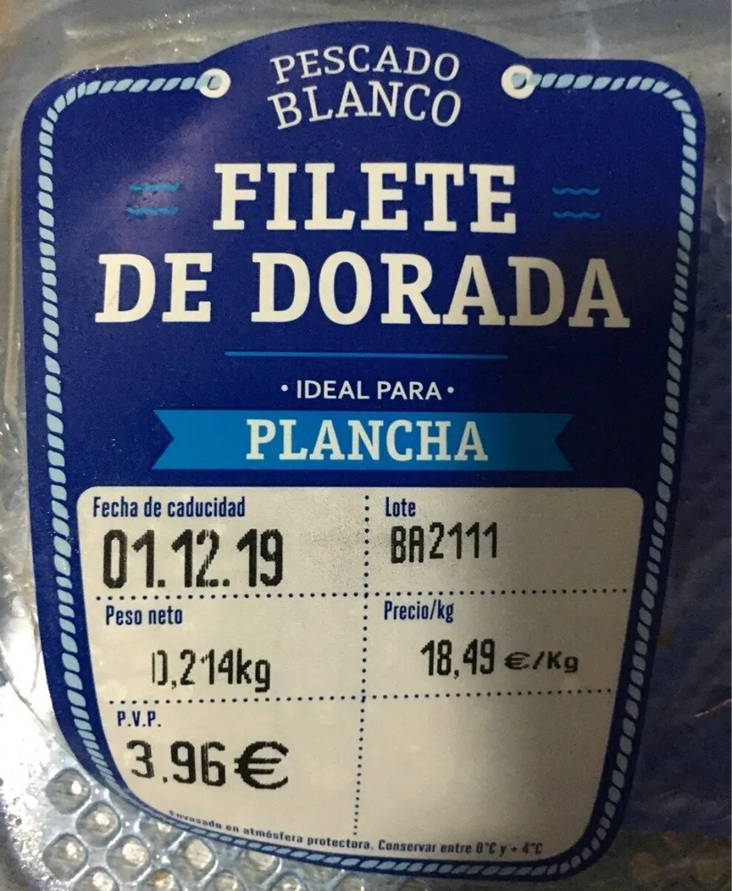 Filete dorada