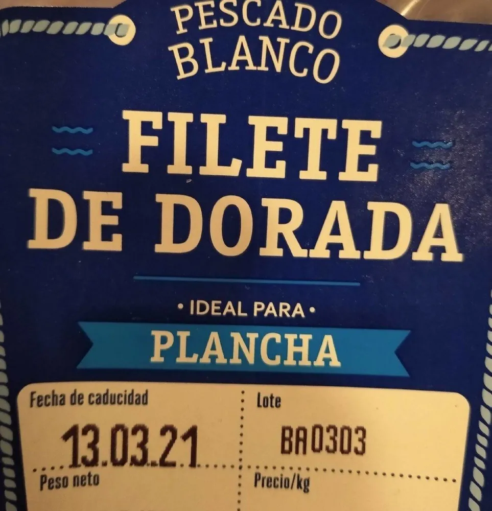 Filete de dirada